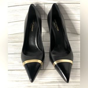 SAINT LAURENT Janis Pointed Toe Pumps